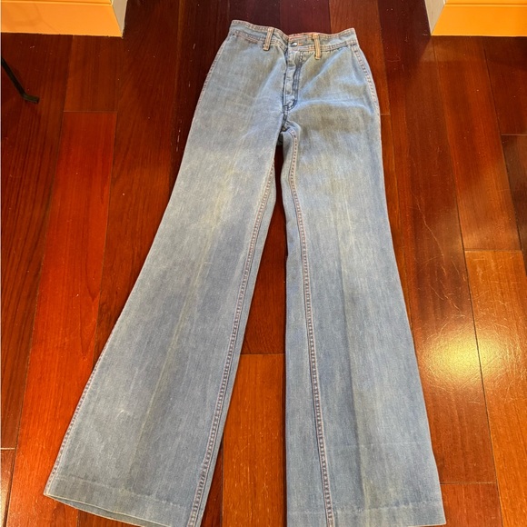 Faded Glory Denim - 1970’s Vintage Faded Glory bell bottom flare leg jeans